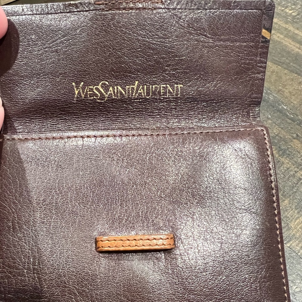 Yves Saint Laurent VINTAGE wallet EUC - Picture 3 of 7
